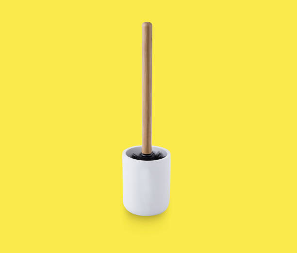 istock Bathroom sets. Soap dish, liquid soap dispenser and toilet bowl brush. 1074875894