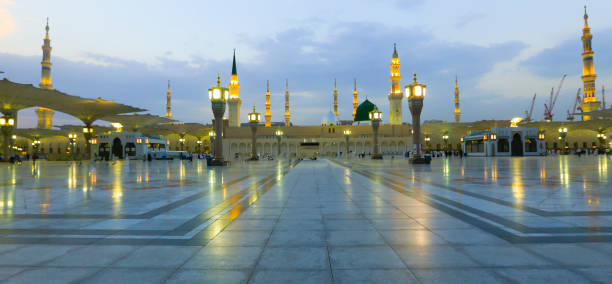 istock Panorama mosque of the Prophet Muhammad on in Medina, KSA. 1074877794