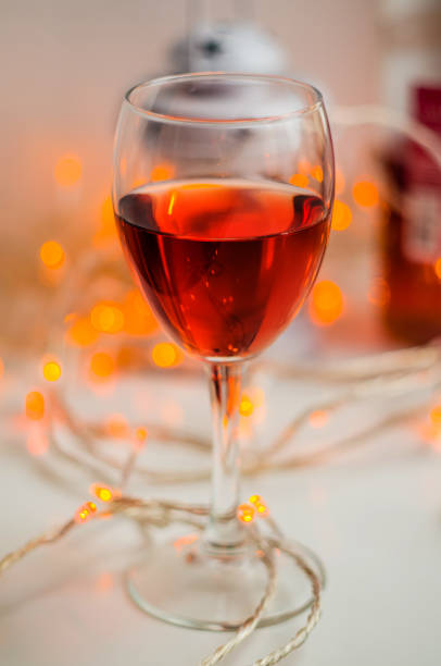 istock Wine glass on blurred bokeh background 1074877814