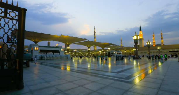 istock Panorama mosque of the Prophet Muhammad on in Medina, KSA. 1074877942