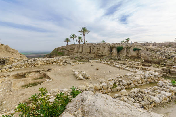 istock Archaeological remains in Tel Megiddo National Park 1074883892