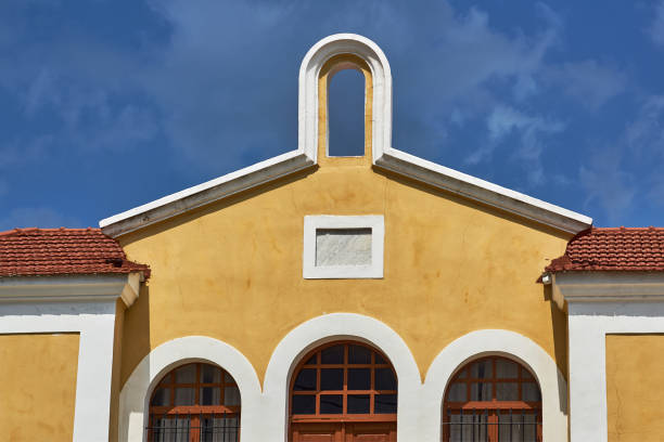istock Facade of a Neo-Byzantine style house 1074884992