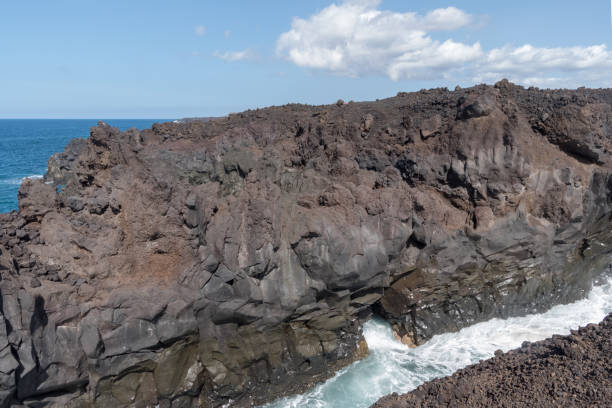 istock Cliffs in Los Hervideros, Lanzarote, Canary Island, Spain 1074886526