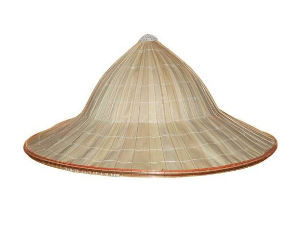 istock Vietnamese straw hat isolated on white background. 1074886936
