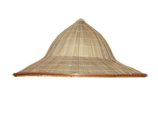 istock Vietnamese straw hat isolated on white background. 1074886954