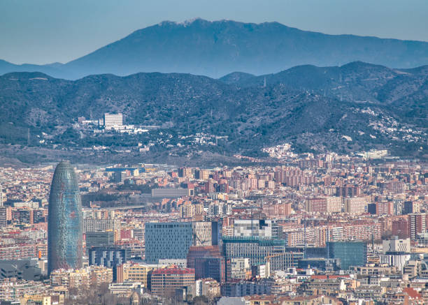 istock Aerial View Barcelona City, Spain 1074888172