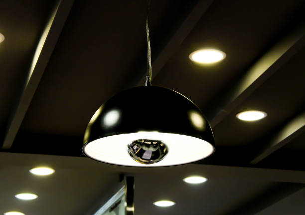 istock Round light bulbs for illumination at night 1074888454