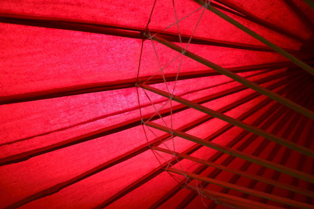 istock Traditional Japanese red umbrella 1074895126