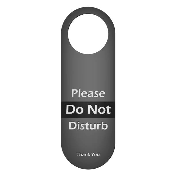 Please Do Not Disturb Door Hanger Sign Vector Template Stock Illustration - Download Image Now - iStock please-do-not-disturb-door-hanger-sign-vector-template-stock-illustration-download-image-now-istock