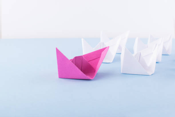 istock Paper Boats or Paper Ships 1074899040