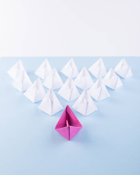 istock Paper Boats or Paper Ships 1074899068