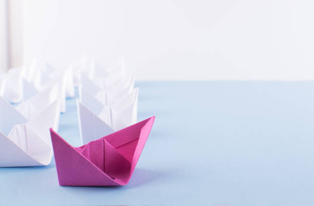 istock Paper Boats or Paper Ships 1074899078