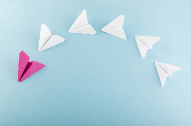 istock Paper Boats or Paper Ships 1074899174