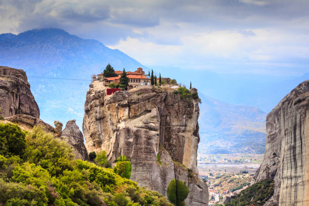 istock Monastery of the Holy Trinity i in Meteora, Greece 1074899646