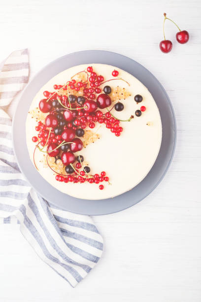 istock New York cheesecake with berries. 1074899746