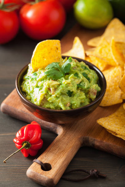 istock mexican guacamole dip and nachos tortilla chips 1074905274