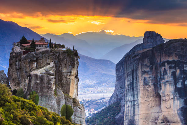 istock Monastery of the Holy Trinity i in Meteora, Greece 1074905566