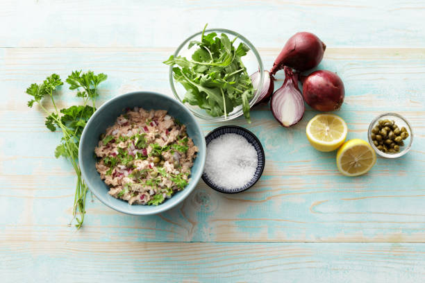 istock Seafood: Tuna Salad Still Life 1074906240