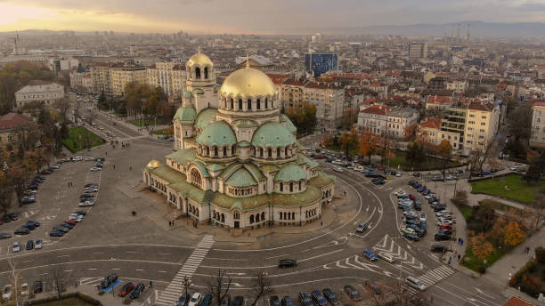 istock Alexander Nevski Cathedral in Sofia Bulgaria 1074910378