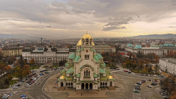 istock Alexander Nevski Cathedral in Sofia Bulgaria 1074910392