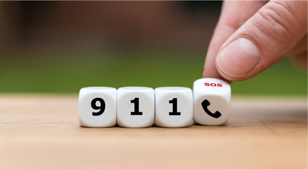 istock Dice show the emergency phone number 1074910492