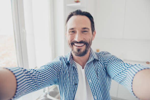 istock Funky attractive handsome good-wearing stylish trendy glad brune 1074924538