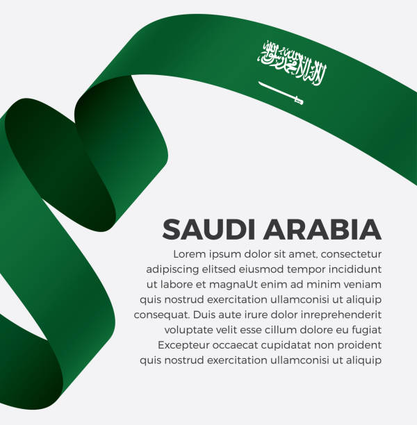 illustrations, cliparts, dessins animés et icônes de fond de drapeau arabie saoudite - page daccueil illustrations