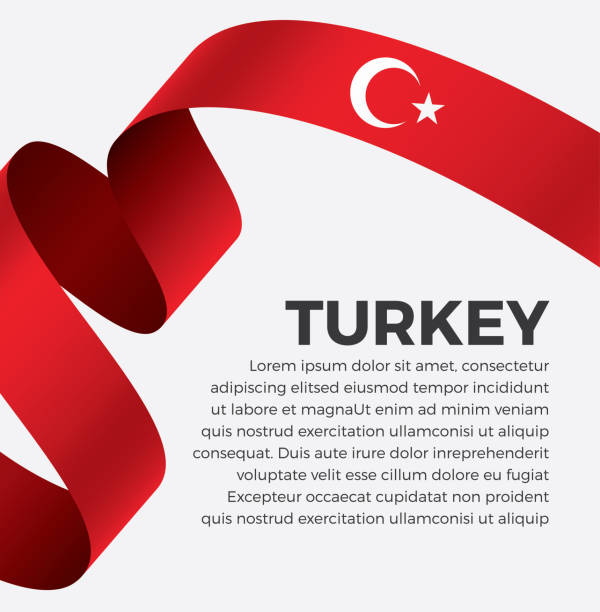 illustrations, cliparts, dessins animés et icônes de fond de drapeau turquie - page daccueil illustrations