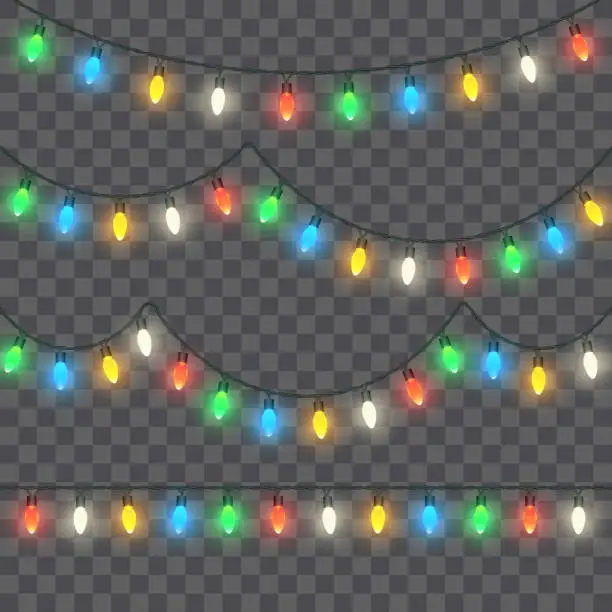 Vector illustration of Retro garland