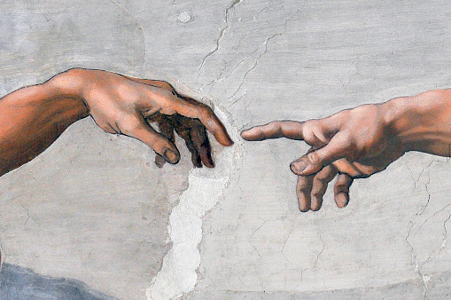 The Cappella Sistina (Sistine Chapel) with The Last Judgement, Artist Michelangelo Buonarroti, Italy Rome.