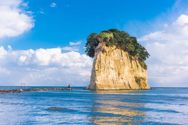 istock Suzu, Japan at Mitsukejima Island. 1074933610