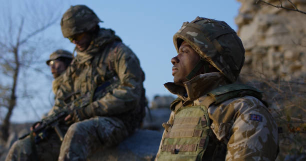 istock African american soldier lost in thought 1074937222