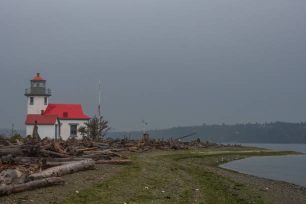 istock Point Robinson Lighthouse on Vashon Island, Washington 1074943520