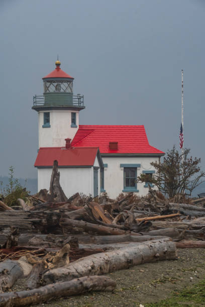 istock Point Robinson Lighthouse on Vashon Island, Washington 1074943534