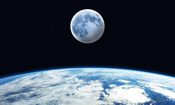 istock Moon from the Earth - Space Scene 1074951572