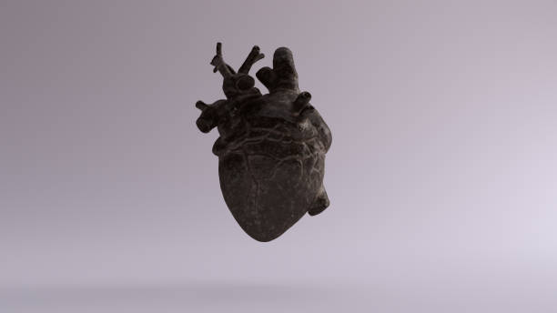 istock Old Dusty Iron Heart Anatomical 1074956592