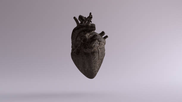 istock Old Dusty Iron Heart Anatomical 1074956784
