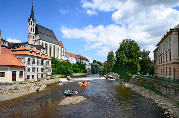 Old town of Cesky Krumlov, Czech republic