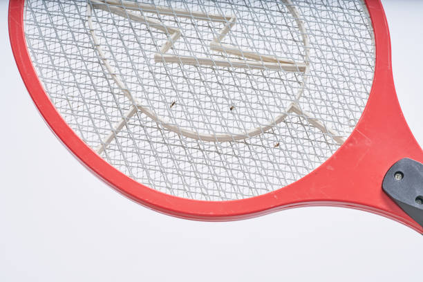 istock Electric Fly Swatter Mosquito Pet Insect Killer Bug Zapper Racket Battery Bat 1074959620