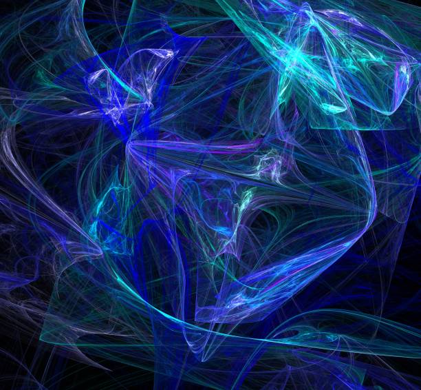 istock Swirl in the night. Computer generated fractal 1074965816