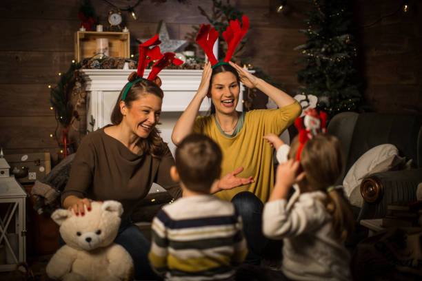 istock Family Christmas time 1074966688