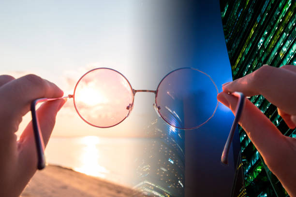 istock A look through the pink colored glasses 1074971646