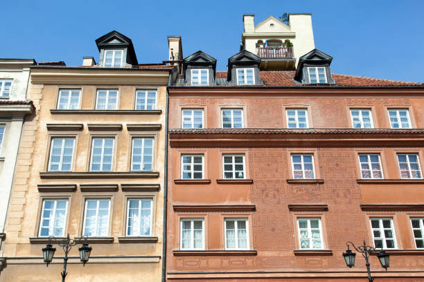 istock Warsaw Old Town Houses 1074972166