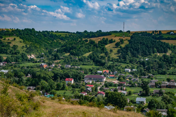 istock Ukrainian village in summer 1074975174