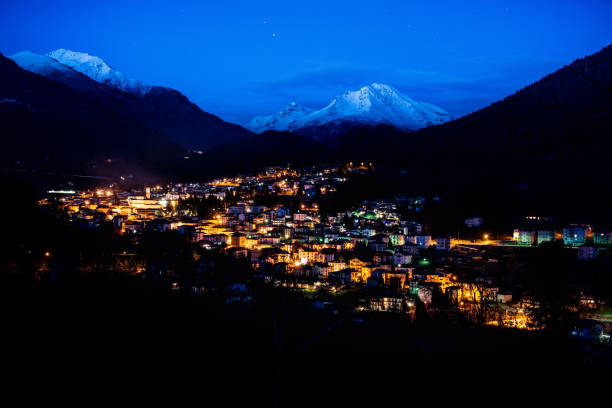 istock mountain village in winter 1074977834