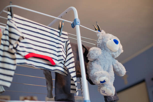istock plush toy hanging dry with laundry clothes 1074983054