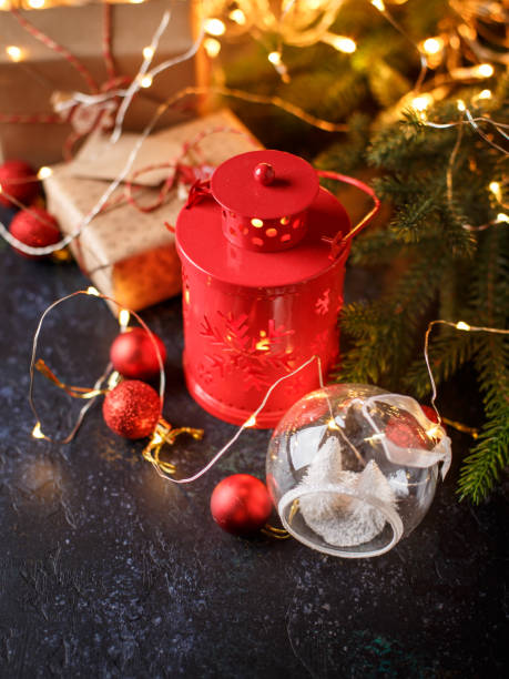 istock christmas gift box and decoration light 1074999698