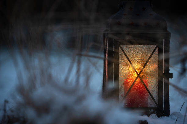 istock Candle lantern. Selective focus and shallow depth of field. 1075002510