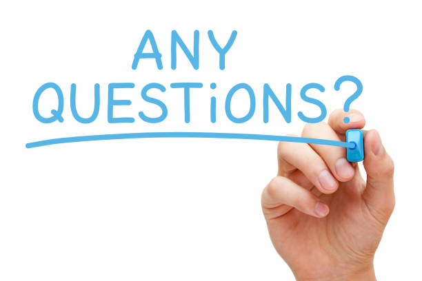 istock Any Questions Handwritten With Blue Marker 1075004696