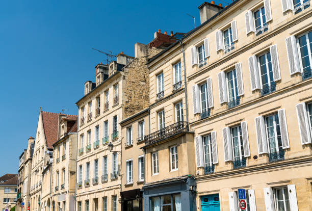 istock Typical french buildings in Caen, Normandy 1075006166